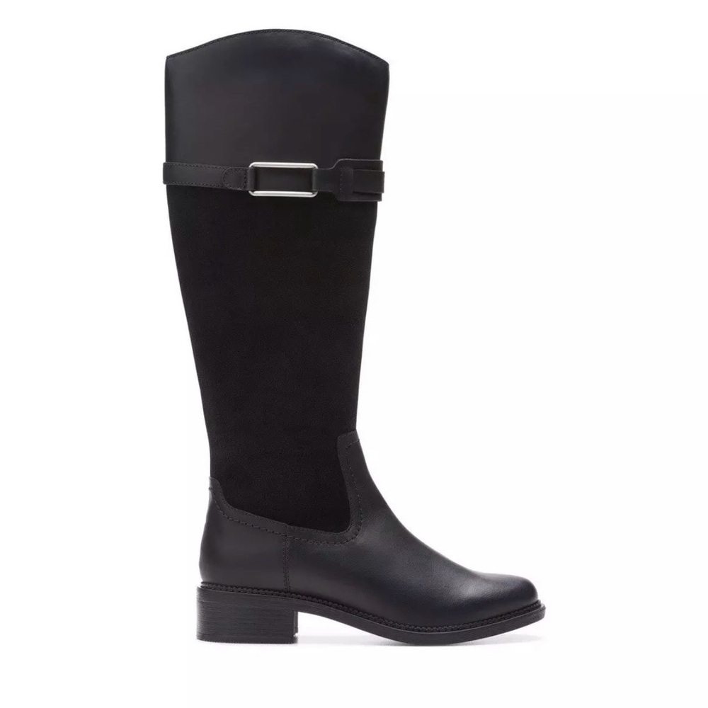 🚨🆓📦 Clark’s Maye Carly High Boots | Black 🖤 | SZ. 6M NWB
